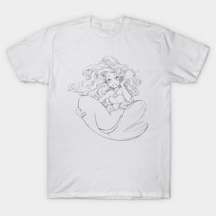 Mermaid Sketch T-Shirt